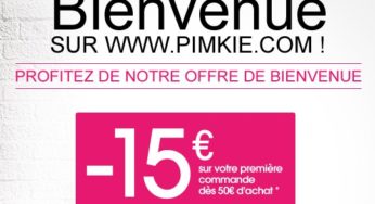 15 Euros + livraison gratuite chez Pimkie