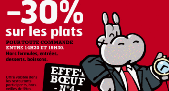 Hippopotamus : -30% de remise