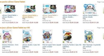 Super Mini prix sur les uDraw GameTablet pour PlayStation 3, Xbox 360 et Wii