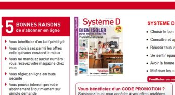 Un numero gratuit du magazine Systeme D