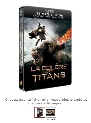 Le coffret métal La Colère des Titans – Blu-ray + DVD à seulement 19,99 euros (frais de port inclus)