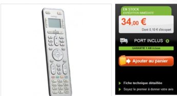 Bonne Affaire! Télécommande universelle Philips à moins de 35 euros (frais de port inclus)