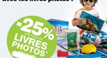 Code Promo ! -25% sur les livres photo + Livraison gratuite