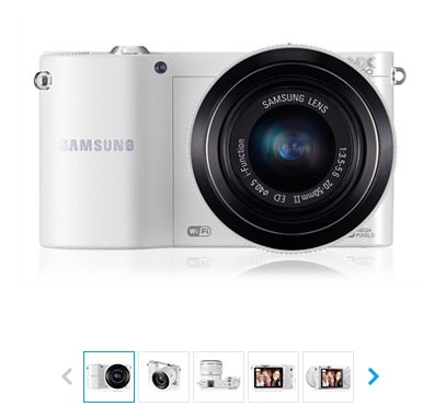 Une Tablette Galaxy Tab 2 pour 1 euros pour l’achat d’un appareil photo Samsung NX1000