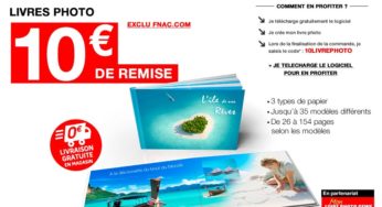 CODE PROMO ! 10 euros de réduction sur les livres photo (La FNAC)