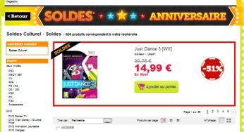 SUPERS SOLDES ! Jusqu’à moins 75% sur les jeux vidéo Xbox 360, Playstation, Wii, 3DS