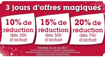 Disney Store ! de 10 à 20% de réduction immédiate sur tout le site jusqu’à demain soir