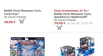 15% de réduction immédiate sur les Monsuno (et jouets Giochi Preziosi) même en promo ! AUJOURD’HUI SEULEMENT