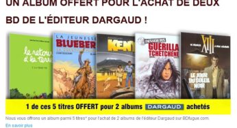 1 BD offerte pour l’achat de 2 BD Dargaud