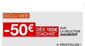 Bon plan Blu-ray Gaumont ! 50 euros de remise pour 100 euros d’achat