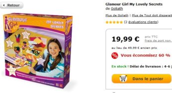 Soldes ! Kit Glamour Girl My Lovely Secrets de Goliath a seulement 19,99 euros au lieu de 49,99 euros.