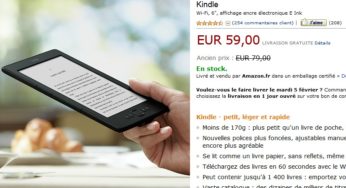 59 euros le Kindle de Amazon – Aujourd’hui seulement