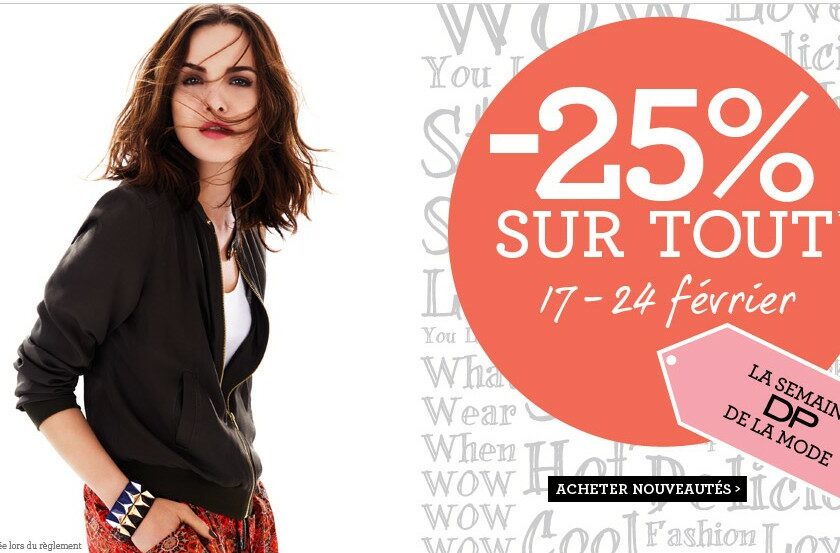 Moins 25% sur tout le site pendant 1 semaine - Dorothy Perkins