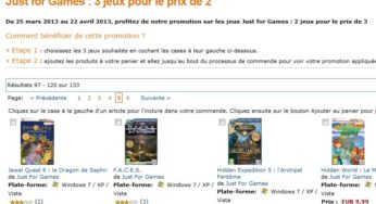 3 jeux vidéo PC achetés = le moins cher gratuit (plus de 130 titres dispo)