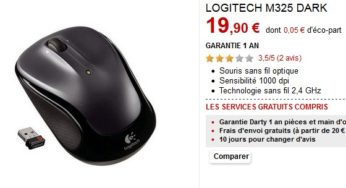 Bon Plan : Souris sans fil Logitech qui vous reviendra à moins de 10 euros (après ODR de 10 euros Logitech)