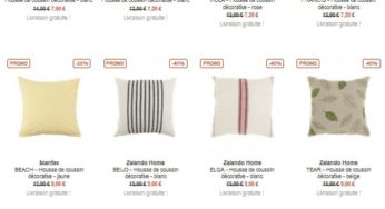 PROMO ! Housses de coussins à partir de 7 euros (livraison gratuite)