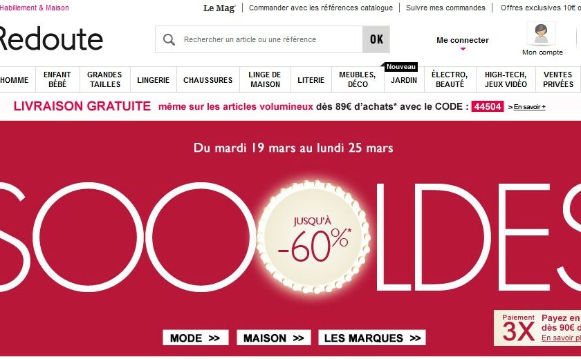 Soldes Flottants La Redoute