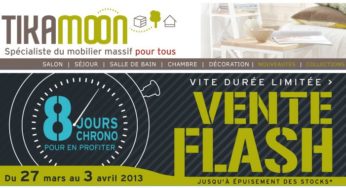 Vente flash Tikamoon de -40 à -69% sur 20 meubles