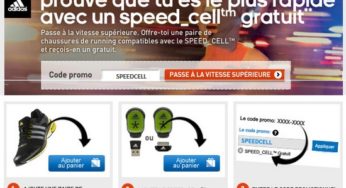 Adidas ! 1 Speed Cell gratuit (valeur 70 euros) pour l’achat d’une paire de chaussures