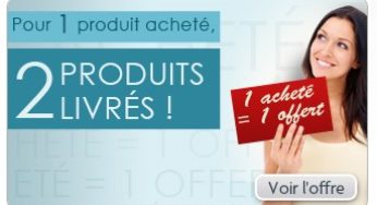 M6 Boutique 1 acheté = 1 gratuit jusqu’au 21 avril