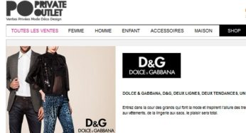 Vente privée Dolce & Gabbana : jusqu’à moins 80% (Private Outlet)