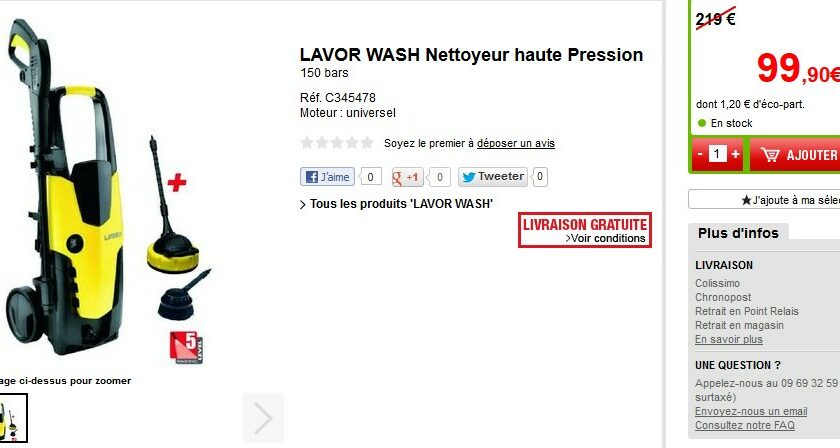 LAVOR WASH Nettoyeur haute Pression