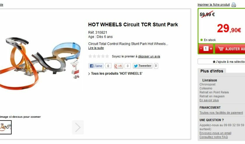 promo Circuit HOT WHEELS