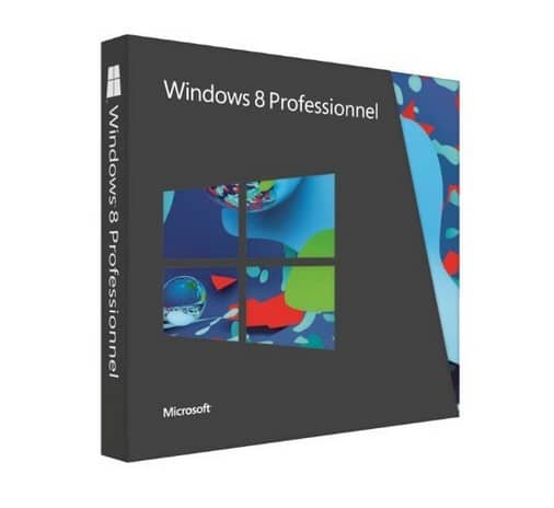 34,80 euros Windows 8 Professionnel (54,80 – 20 euros en carte cadeau Boulanger)