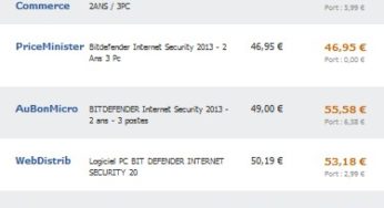 35 euros ! Bitdefender Total Security 2013 (licence 2 ans, 3 postes)– Vente Flash