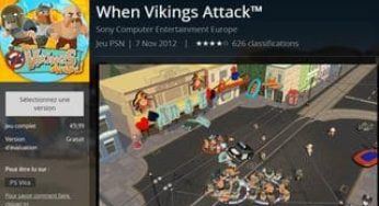 Gratuit : jeu vidéo When Vikings Attack sur PS3 Vita