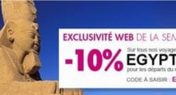 Séjour Egypte Marmara : code promo -10% (départ Juillet)