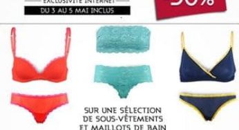 Vente flash Maillots de bain et sous-vêtements à moitié prix – Galeries Lafayette