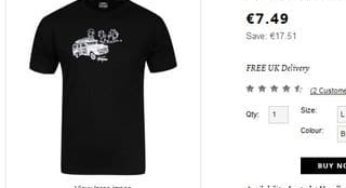 T-shirt homme Trespass à 6,37 euros (port inclus)