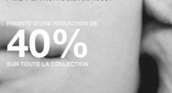 Moins 40% sur tout Mexx de 18h à 8h du matin (livraison gratuite)