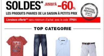 Celio ! Soldes + livraison gratuite sans minimum (code promo)