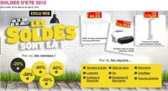 SOLDES Leroy Merlin jusqu’à moins 60%