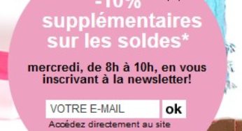 Jennyfer : 10% supplémentaires sur les soldes jusqu’a minuit