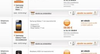 Téléphones portables reconditionnés Orange (garantie 1 an) de 50 à 110 euros d’economies