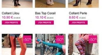 Le Bourget : moitié prix collants, bas et leggings (SOLDES)