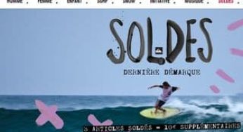 Dernière démarque soldes Quicksilver ! (livraison gratuite / 10% suppl. dès 3 articles)