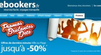 eBooker : jusqu’à moins 50% sur hôtels, séjours jusqu’au 31 aout