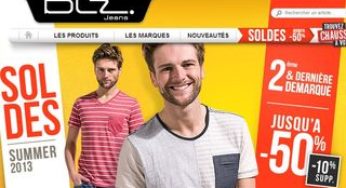 Deuxième démarque BLZ Jeans 10% supplémentaire (mode homme)