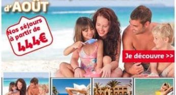 Vacances pas chères en Aout : promos SunWeb jusqu’à moins 59%