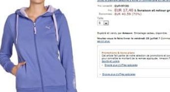 17,40 euros le Sweat à capuche femme Puma au lieu de 57€ – livraison gratuite