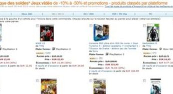 2éme démarque soldes Jeux vidéo Amazon