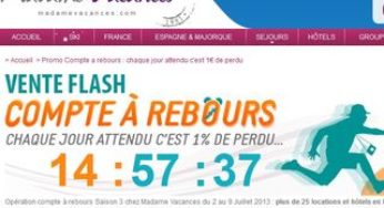 Vente flash séjours ! Jusqu’à -80% (départ 6, 13,20 et 27 juillet)