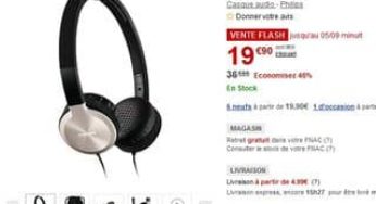 Moins de 20 euros le Casque Philips SHL 9450 (vendu entre 32 et 60 euros ailleurs) – Vente flash