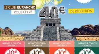 El Rancho : 4 coupons à imprimer moins 10 euros sur votre addition