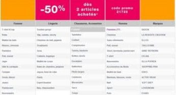 Moins 50% dès 2 articles achetés / Castaluna (Vêtements grande taille + chaussures)