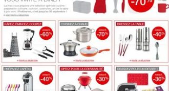 Fnac : jusqu’à moins 70% sur rayon cuisine (casseroles, accessoires, électro, art de la table…)